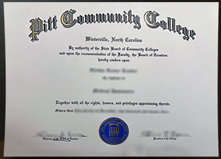 Pitt Community College degree