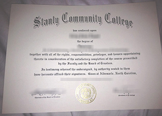Stanly Community College degree