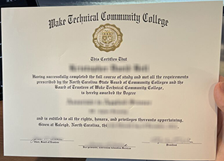 Wake Technical Community College degree