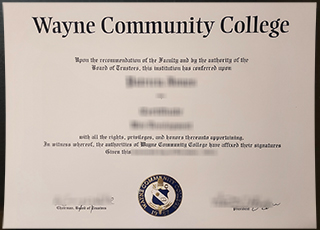 Wayne Community College degree