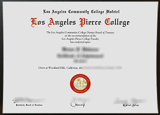 Los Angeles Pierce College degree