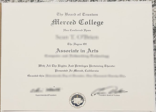 Merced College degree