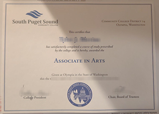 South Puget Sound Community College diploma