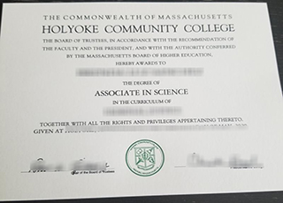 Holyoke Community College diploma