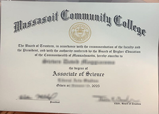 Massasoit Community College diploma