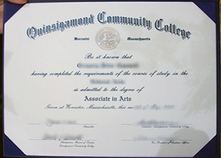 Quinsigamond Community College diploma
