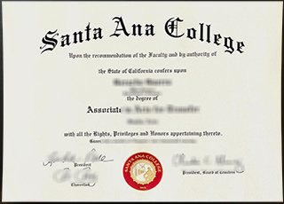 Santa Ana College degree