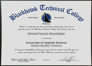 Blackhawk Technical College degree