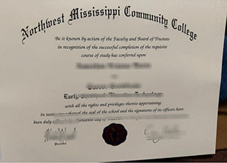 Northwest Mississippi Community College diploma