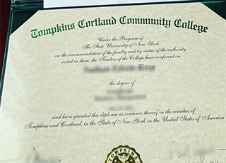 Tompkins Cortland Community College diploma