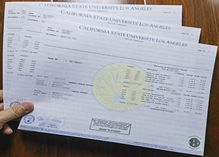 Cal State LA transcript