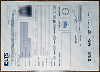 IELTS certificate