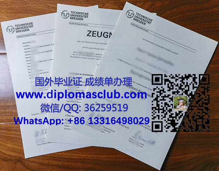 TU Dresden degree and transcript