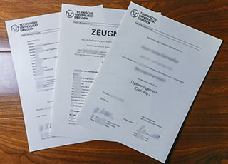 TU Dresden diploma and transcript