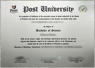 Post University diploma