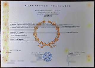 Université Toulouse III - Paul Sabatier diploma