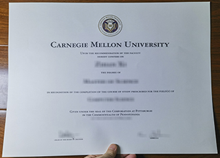 Carnegie Mellon University diploma