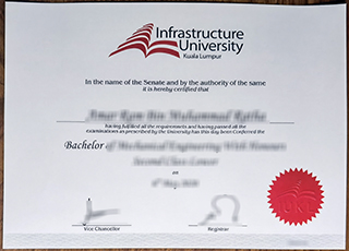 Infrastructure University Kuala Lumpur diploma
