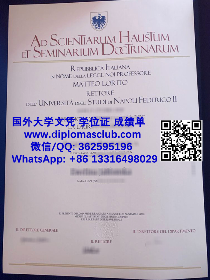 Università Napoli Federico II diploma