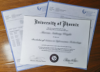 UoPX degree and transcript