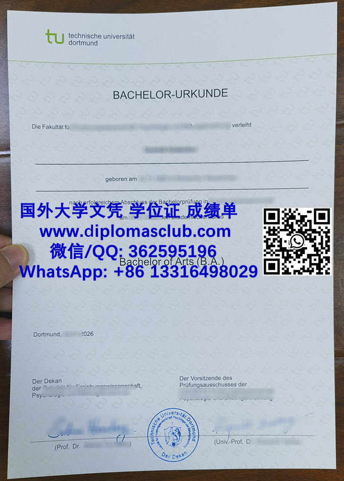 Technische Universität Dortmund diploma