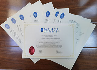 MAHSA University degree and transcript